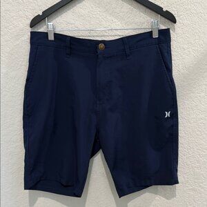 Hurley Blue Hybrid Shorts Versatile Style size 34